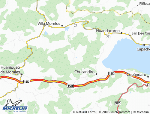 Mapa MICHELIN Cruces de Barreras - ViaMichelin