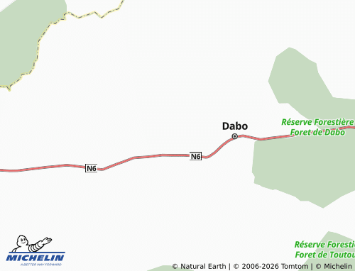 Mapa MICHELIN Dialambéré - ViaMichelin