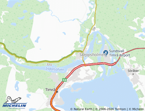 MICHELIN-Landkarte Lunde - ViaMichelin