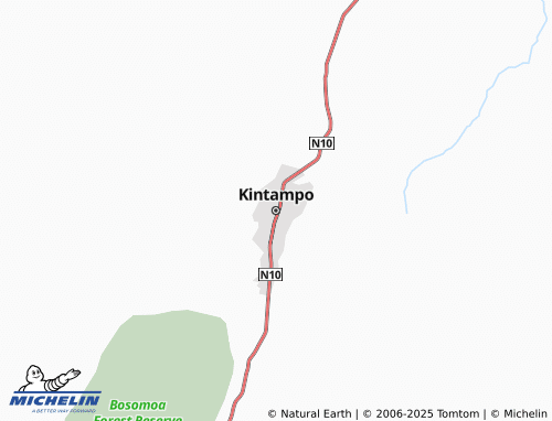 MICHELIN Kintampo map - ViaMichelin