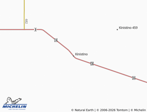 Carte MICHELIN Kinistino - ViaMichelin