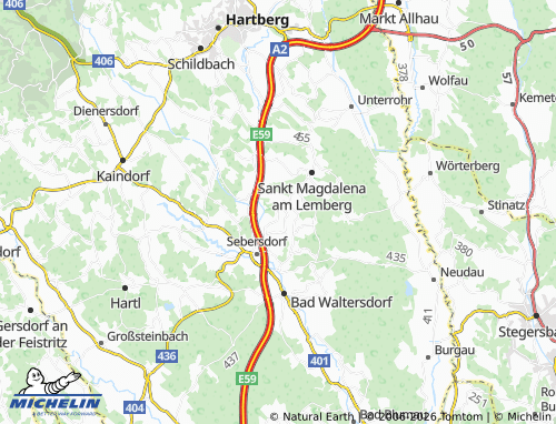 Mapa MICHELIN Edelsberg - ViaMichelin