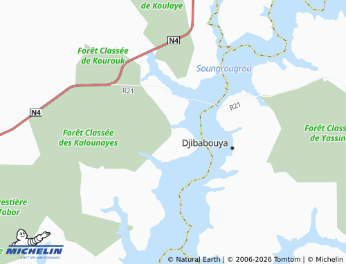 Mapa MICHELIN Diango - ViaMichelin