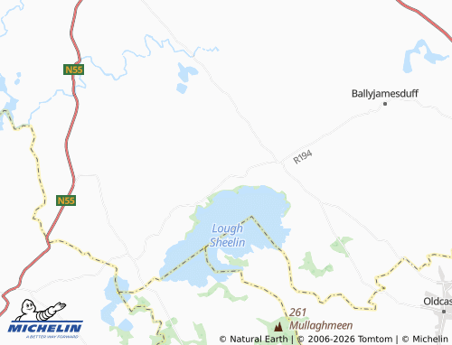 MICHELIN Lavagh map - ViaMichelin
