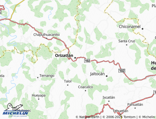 MICHELIN Tantina map - ViaMichelin