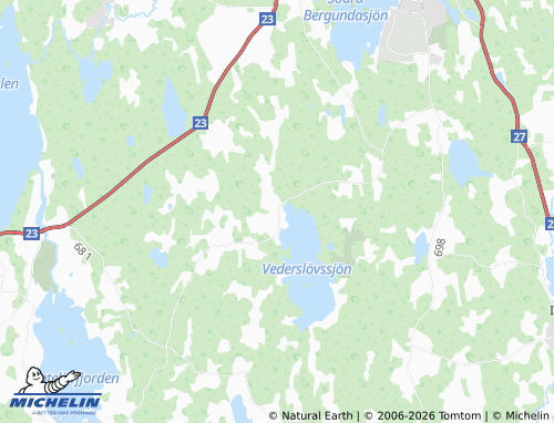 Mapa MICHELIN Vederslöv - ViaMichelin
