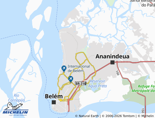 MICHELIN Parque Verde map - ViaMichelin
