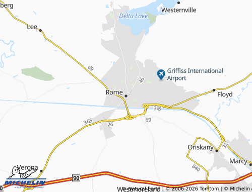 Mappa MICHELIN Rome - ViaMichelin