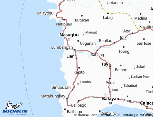 Mappa MICHELIN Lian - ViaMichelin