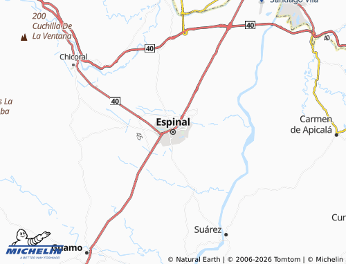 Carte MICHELIN Espinal - ViaMichelin