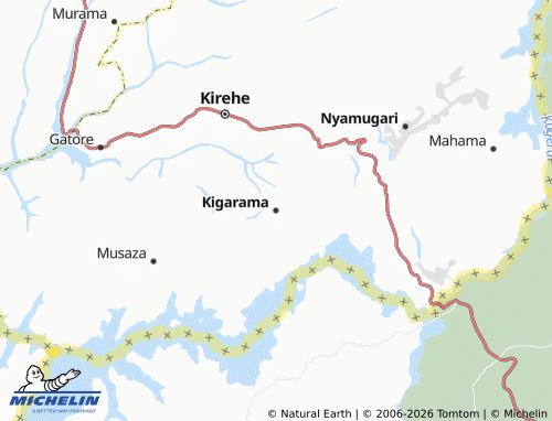 Mappa MICHELIN Kigarama - ViaMichelin