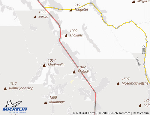 MICHELIN-Landkarte Ga-Manyaka - ViaMichelin