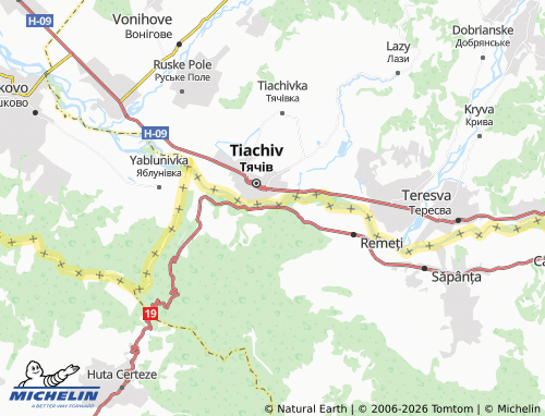 Carte MICHELIN Teceu Mic - ViaMichelin