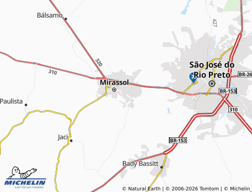 Mapa MICHELIN Nossa Senhora Aparecida - ViaMichelin