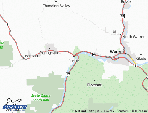 Mappa MICHELIN Irvine - ViaMichelin