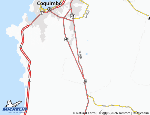 MICHELIN Cerrillos map - ViaMichelin