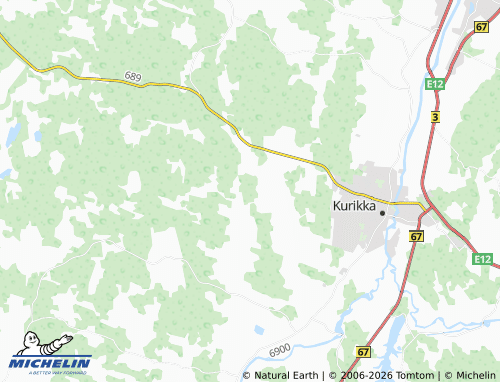 MICHELIN-Landkarte Kuusistonloukko - ViaMichelin