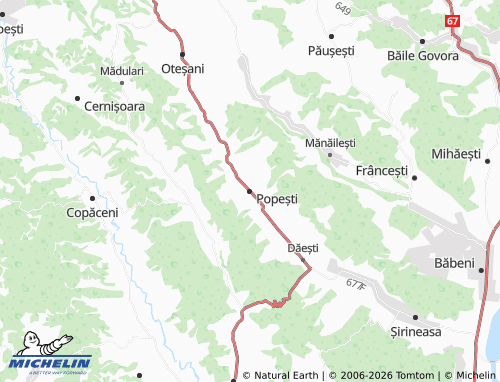 Mappa MICHELIN Popești - ViaMichelin