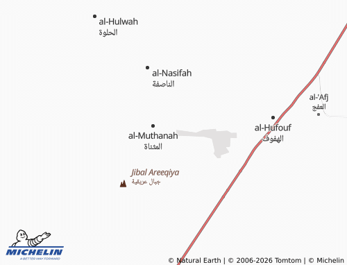 MICHELIN-Landkarte al-Naqiyah - ViaMichelin