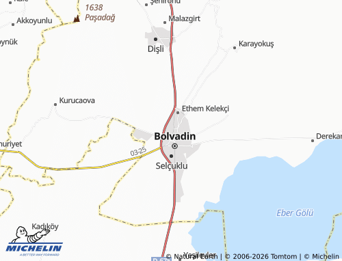 MICHELIN Erkmen map - ViaMichelin