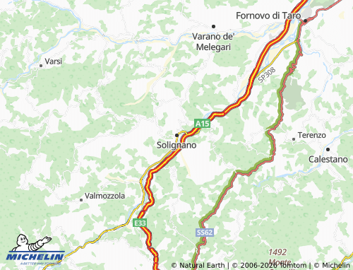 Kaart MICHELIN Solignano - ViaMichelin