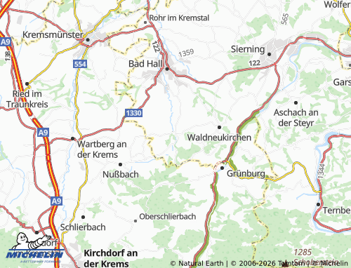 Mapa MICHELIN Adlwang - ViaMichelin