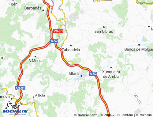 Carte MICHELIN A Cal - ViaMichelin