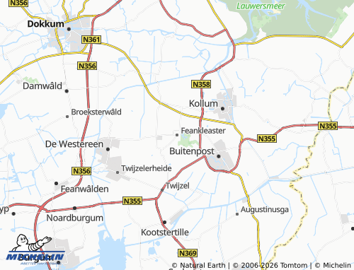 Mapa MICHELIN Feankleaster - ViaMichelin