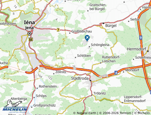 Mapa MICHELIN Schlöben - ViaMichelin