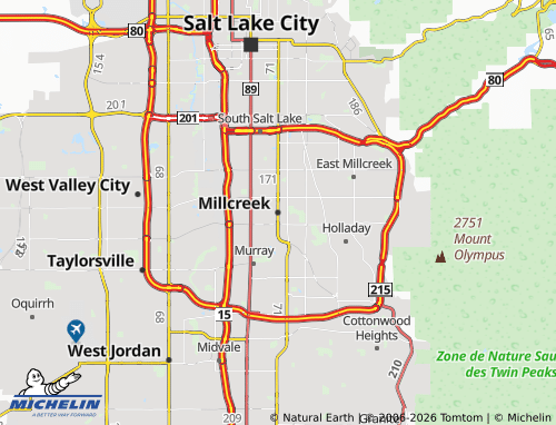 Mappa MICHELIN Millcreek - ViaMichelin