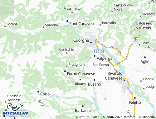 Mappa MICHELIN Piemonte - ViaMichelin