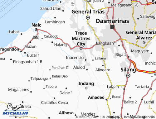 MICHELIN Aguado map - ViaMichelin
