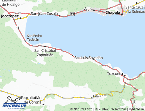 Mapa MICHELIN San Luis Soyatlán - ViaMichelin
