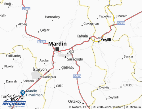 Mappa MICHELIN Ensar - ViaMichelin