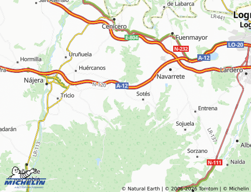 Mapa MICHELIN Ventosa - ViaMichelin