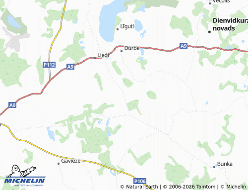 Mapa MICHELIN Vārve - ViaMichelin