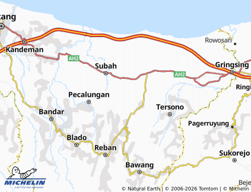 MICHELIN Karangtengah map - ViaMichelin