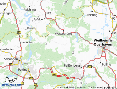 MICHELIN Forst map - ViaMichelin