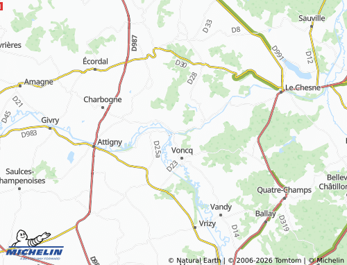 Mapa MICHELIN Semuy - ViaMichelin