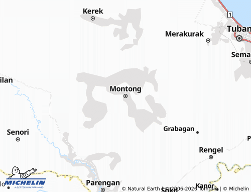 MICHELIN-Landkarte Montong - ViaMichelin