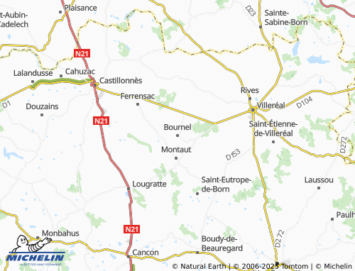 Mappa MICHELIN Bournel - ViaMichelin