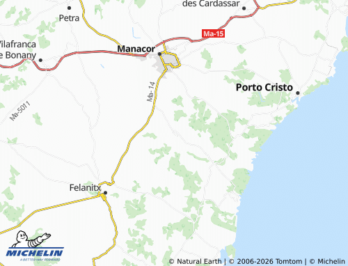 Mapa MICHELIN Son Macià - ViaMichelin