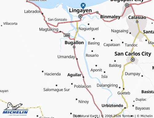 MICHELIN Umanday map - ViaMichelin