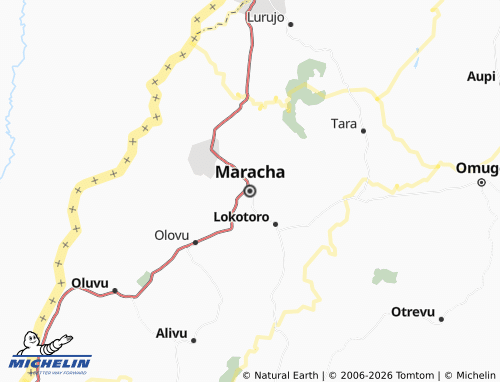 Carte MICHELIN Maracha - ViaMichelin