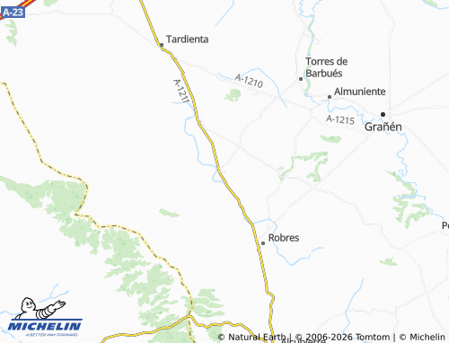 MICHELIN Senés de Alcubierre map - ViaMichelin