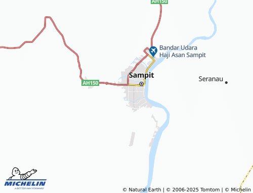 MICHELIN Mentawa Baru map - ViaMichelin