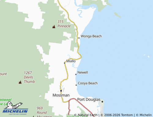 MICHELIN Rocky Point map - ViaMichelin