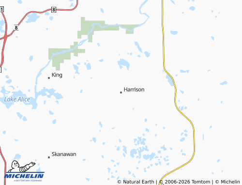 Mappa MICHELIN Harrison - ViaMichelin