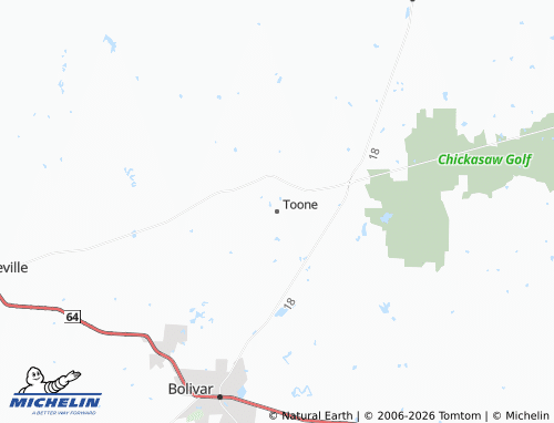 Mappa MICHELIN Toone - ViaMichelin