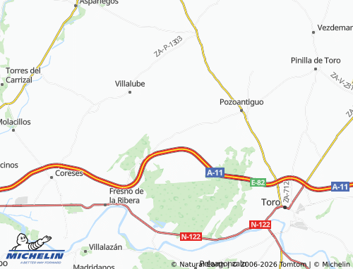 Mapa MICHELIN Matilla la Seca - ViaMichelin